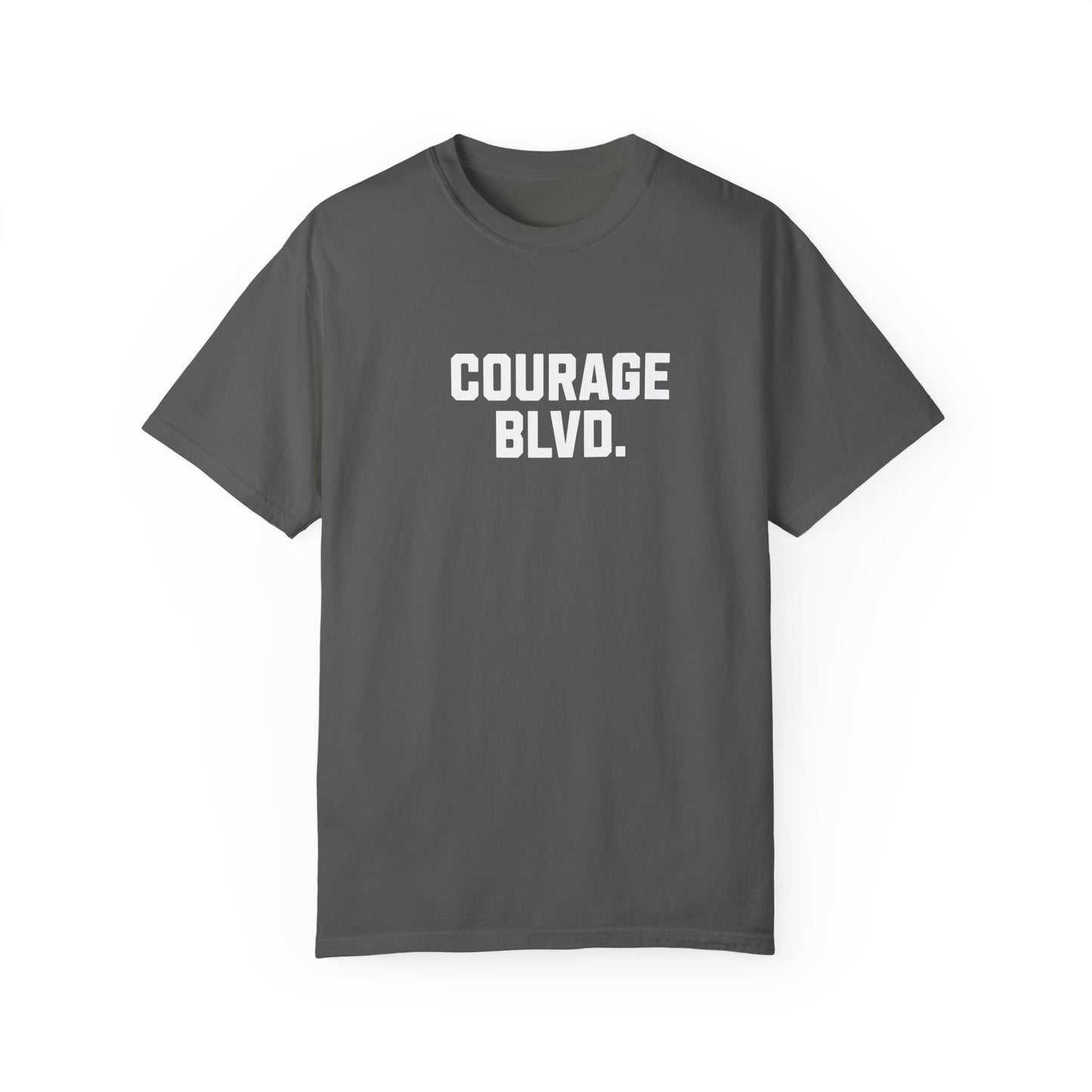 Courage Slogan Vintage Tee