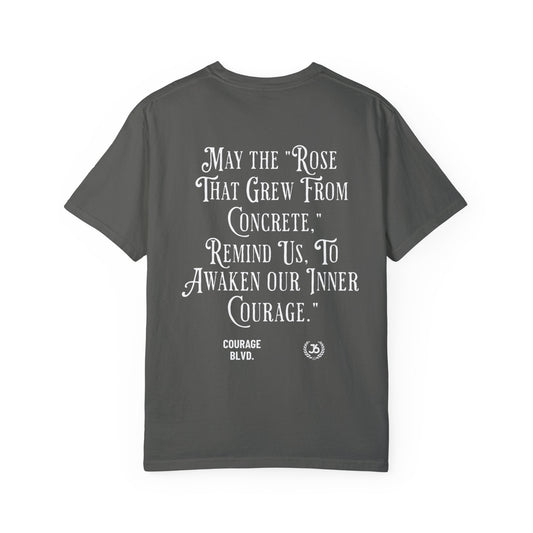 Courage Slogan Vintage Tee