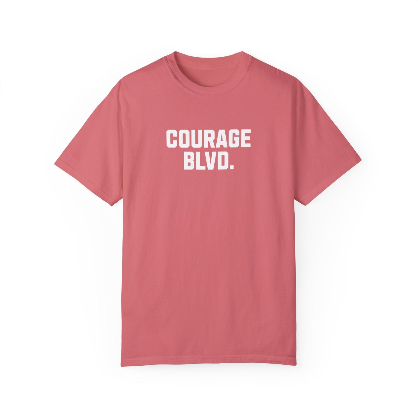 W-Melon Courage Slogan Vintage Tee